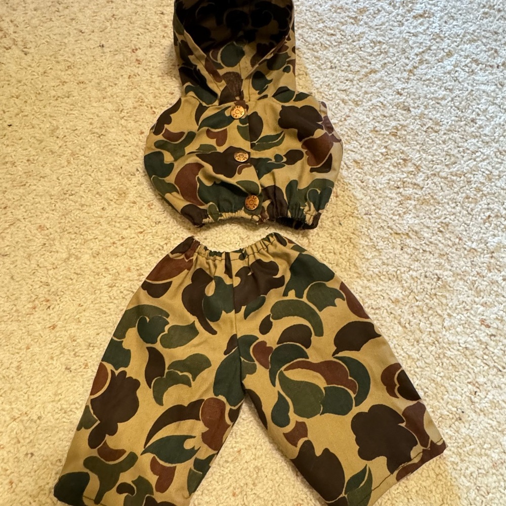 Build a Bear Camo Outfit - Offbrand